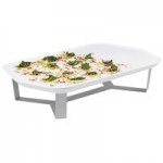 Rosseto SM279 Forme White Melamine Round Tray with 7