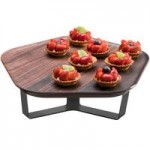 Rosseto SM279 Forme White Melamine Round Tray with 7