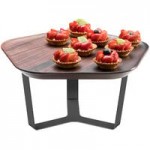 Rosseto SM279 Forme White Melamine Round Tray with 7
