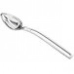 Vollrath 46727 Miramar® 2 oz. Stainless Steel Open Handle Slotted Oval Serving Spoon Vollrath 46727 Miramar® 2 oz. Stainless Steel Open Handle Slotted Oval Serving Spoon