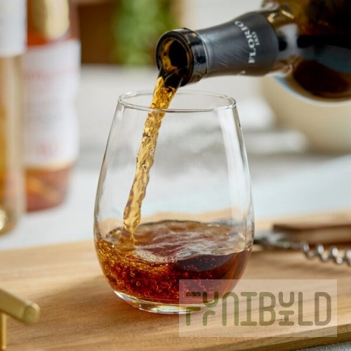Acopa 12 oz. Customizable Stemless Wine Glass - 12/Case