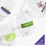 Acopa 12 oz. Customizable Stemless Wine Glass - 12/Case
