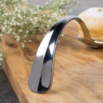 Bon Chef STS1103 18/10 Stainless Steel Extra Heavy Chambers Soup/Dessert Tasting Spoon - 12/Case