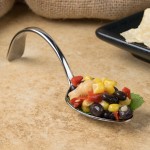 Bon Chef STS1103 18/10 Stainless Steel Extra Heavy Chambers Soup/Dessert Tasting Spoon - 12/Case