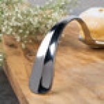 Bon Chef STS1103 18/10 Stainless Steel Extra Heavy Chambers Soup/Dessert Tasting Spoon - 12/Case