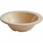 Acopa Foundations 4 oz. White Narrow Rim Melamine Fruit Dish - 12/Case