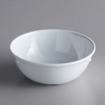 Acopa Foundations 4 oz. White Narrow Rim Melamine Fruit Dish - 12/Case