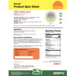 SunCup Grape Juice Cup 4 oz. - 72/Case