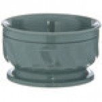 Dinex DX330084 Turnbury 9 oz. Sage Insulated Bowl with Pedestal Base - 48/Case