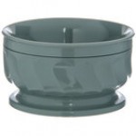 Dinex DX330084 Turnbury 9 oz. Sage Insulated Bowl with Pedestal Base - 48/Case