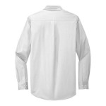Port Authority S608 Unisex Customizable White / Light Stone Long Sleeve Wrinkle-Resistant Easy-Care Dress Shirt - 2X