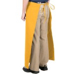 Intedge Gold Poly-Cotton Bistro Apron with 2 Pockets - 38 Intedge Gold Poly-Cotton Bistro Apron with 2 Pockets - 38