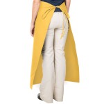 Intedge Gold Poly-Cotton Bistro Apron with 2 Pockets - 38 Intedge Gold Poly-Cotton Bistro Apron with 2 Pockets - 38