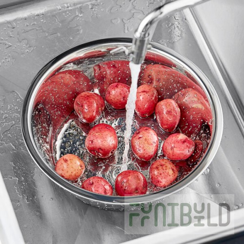 Thunder Group 8.1 Qt. Stainless Steel Fine Chinese Colander SLCIL13S