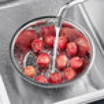 Thunder Group 8.1 Qt. Stainless Steel Fine Chinese Colander SLCIL13S Thunder Group 8.1 Qt. Stainless Steel Fine Chinese Colander SLCIL13S