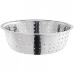 Thunder Group 8.1 Qt. Stainless Steel Fine Chinese Colander SLCIL13S Thunder Group 8.1 Qt. Stainless Steel Fine Chinese Colander SLCIL13S