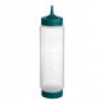 Vollrath Traex® 24 oz. Clear FIFO Squeeze Dispenser with Green Single Tip Cap and Base Cap Vollrath Traex® 24 oz. Clear FIFO Squeeze Dispenser with Green Single Tip Cap and Base Cap