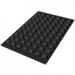 Silikomart SQ007 70 Compartment Mini Muffins Silicone Baking Mold - 1 7/8