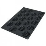 Silikomart SQ007 70 Compartment Mini Muffins Silicone Baking Mold - 1 7/8