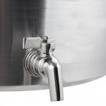Vollrath 68691 Wear-Ever Classic Select 100 Qt. Heavy Duty Aluminum Stock Pot with Faucet