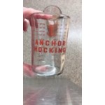Anchor Hocking 91016AHG18 5 oz. Measuring Glass with Red Print and Graduations