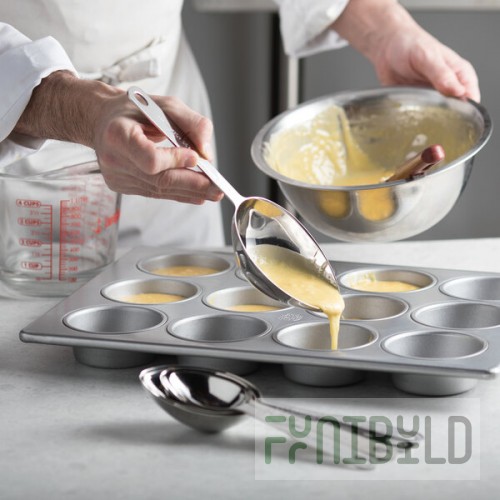 Vollrath 5-Piece Stainless Steel Oval Measuring Scoop Set