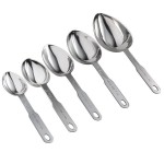 Vollrath 5-Piece Stainless Steel Oval Measuring Scoop Set Vollrath 5-Piece Stainless Steel Oval Measuring Scoop Set