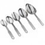 Vollrath 5-Piece Stainless Steel Oval Measuring Scoop Set Vollrath 5-Piece Stainless Steel Oval Measuring Scoop Set