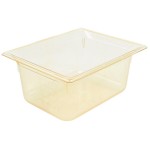 Vollrath 9026410 Super Pan® 1/2 Size Amber High Heat Plastic Food Pan - 6 Vollrath 9026410 Super Pan® 1/2 Size Amber High Heat Plastic Food Pan - 6