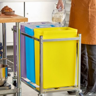 Baker's Lane 10 Gallon / 160 Cup Yellow Ingredient Bin Baker's Lane 10 Gallon / 160 Cup Yellow Ingredient Bin