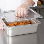 Choice 1/2 Size Stainless Steel Solid Steam Table / Hotel Pan Cover