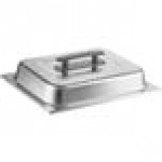 Choice 1/2 Size Stainless Steel Solid Steam Table / Hotel Pan Cover