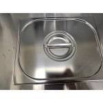 Choice 1/2 Size Stainless Steel Solid Steam Table / Hotel Pan Cover
