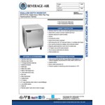 Beverage-Air WTF27HC-FLT 27 Beverage-Air WTF27HC-FLT 27