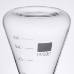 American Metalcraft GF17 Chemistry Collection 17 oz. (500 mL) Erlenmeyer Flask Glass