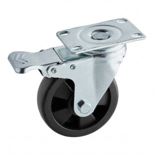 Avantco 17818101 Swivel Plate Caster with Brake for Select AU and AWT Series Avantco 17818101 Swivel Plate Caster with Brake for Select AU and AWT Series