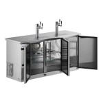 Avantco UDD-72-HC-S (2) Triple Tap Kegerator Beer Dispenser - Stainless Steel, (3) 1/2 Keg Capacity Avantco UDD-72-HC-S (2) Triple Tap Kegerator Beer Dispenser - Stainless Steel, (3) 1/2 Keg Capacity