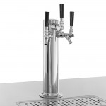 Avantco UDD-72-HC-S (2) Triple Tap Kegerator Beer Dispenser - Stainless Steel, (3) 1/2 Keg Capacity Avantco UDD-72-HC-S (2) Triple Tap Kegerator Beer Dispenser - Stainless Steel, (3) 1/2 Keg Capacity