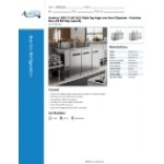 Avantco UDD-72-HC-S (2) Triple Tap Kegerator Beer Dispenser - Stainless Steel, (3) 1/2 Keg Capacity Avantco UDD-72-HC-S (2) Triple Tap Kegerator Beer Dispenser - Stainless Steel, (3) 1/2 Keg Capacity