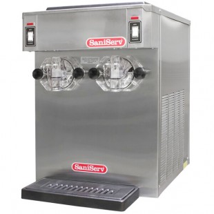 SaniServ 791 Twin Flavor 28 Qt. Air Cooled Frozen Cocktail Machine with 2 Hoppers - 208/230V SaniServ 791 Twin Flavor 28 Qt. Air Cooled Frozen Cocktail Machine with 2 Hoppers - 208/230V