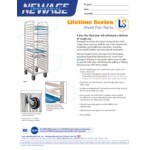 New Age Lifetime Series 20 Pan End Load Aluminum Bun / Sheet Pan Rack 4331 New Age Lifetime Series 20 Pan End Load Aluminum Bun / Sheet Pan Rack 4331