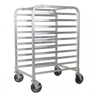 Channel AXD-UTR-5 5 Pan Heavy-Duty Aluminum Steam Table / Bun Pan Rack - Assembled Channel AXD-UTR-5 5 Pan Heavy-Duty Aluminum Steam Table / Bun Pan Rack - Assembled