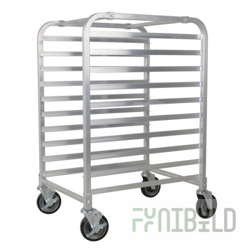 Channel AXD-UTR-5 5 Pan Heavy-Duty Aluminum Steam Table / Bun Pan Rack - Assembled