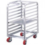 Channel AXD-UTR-5 5 Pan Heavy-Duty Aluminum Steam Table / Bun Pan Rack - Assembled