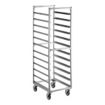 New Age 12 Pan End Load Heavy-Duty Aluminum Bun / Sheet Pan Rack 1333