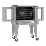 Southbend PCG70S/SD Platinum Series 5-Shelf Single Deck Full Size Standard Liquid Propane Convection Oven - 70,000 BTU