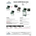 Advance Tabco WSS-14-21 Wall Mounted Utility Sink - 18 Advance Tabco WSS-14-21 Wall Mounted Utility Sink - 18