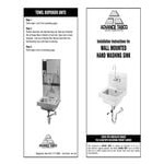 Advance Tabco WSS-14-21 Wall Mounted Utility Sink - 18 Advance Tabco WSS-14-21 Wall Mounted Utility Sink - 18