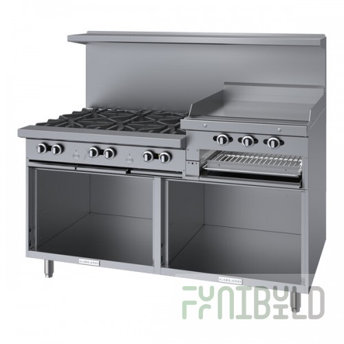 Garland G60-6R24SS Liquid Propane 6 Burner 60