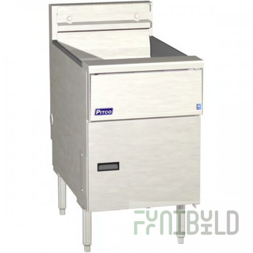 Pitco® SG18SVS7 Natural Gas 70-90 lb. Floor Fryer with 7